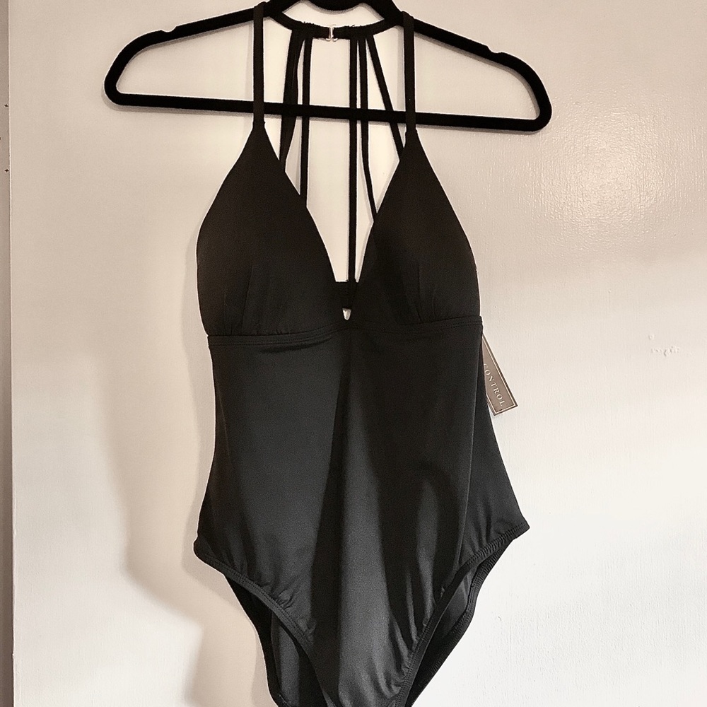 NWT La Blanca swimsuit size 10 with back detail